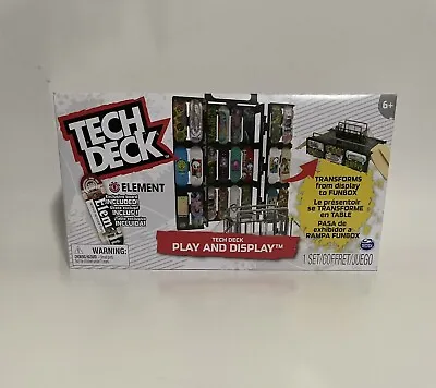 TECH DECK Play And Display Transforming Ramp Set Carrying Case Fingerboards • $19.96