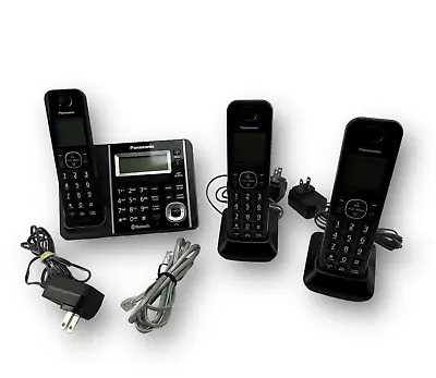 Panasonic Cordless Home Telephone Answering System KX-TGF373 With 3 Handsets • $49.99