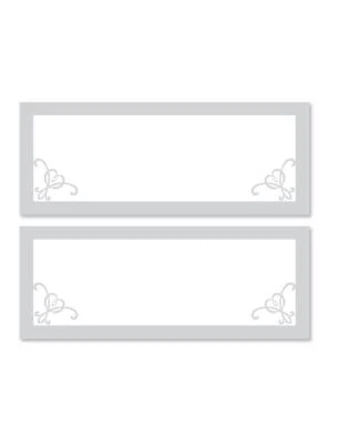 £2.99 • Buy SILVER 24 Table Place Name Setting Meal Cards Wedding Party Birthday Dinner Xmas
