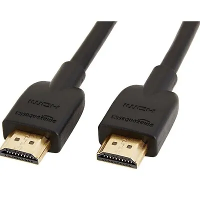 HDMI Cable 3m Metre Long Amazon Basics  High Speed 2.0 Premium High Speed  Cable • £4.49