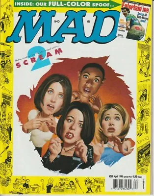 MAD Magazine Scream 2 April 1998 J1000 KL1743 • $18.75