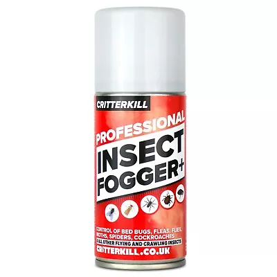 Insect Fogger PRO Killer Smoke Fumer Flea Bed Bug Moth Fly Cockroach CritterKill • £11.99