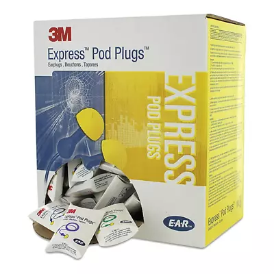 3M EAR Express Pod Plugs Assorted Corded Earplugs 321-2115 X 100 Pack • $199.99