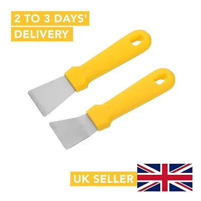 £5.75 • Buy Oven Cleaning Scraper, Stoves Induction Hob Stainless Steel,2 Pieces