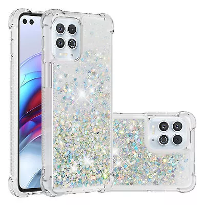 Soft Liquid Glitter Phone Case Cover For Motorola Moto G 5G G Stylus Edge X30 LG • $9.39