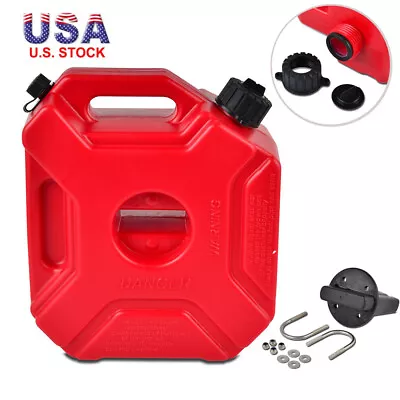 Motorcycle Portable Gas Tank 5L Jerry Can For Honda KTM BMW Street ATV Off Road • $38.99