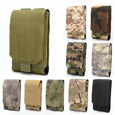 Tactical MOLLE Mobile Phone Belt Pouch Holster Cover Case Nylon Waist Pack Bag • $6.79
