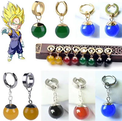 Vegetto Potara Black Son Goku Zamasu Ear Stud Earrings Earring Cosplay • $23.99