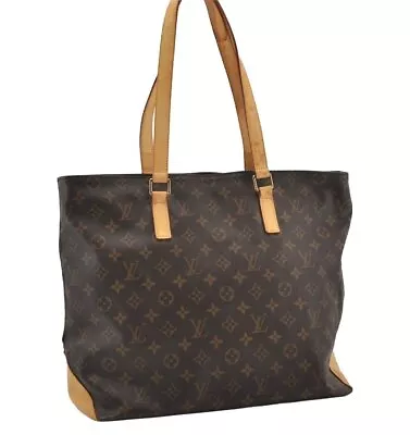 Authentic Louis Vuitton Monogram Cabas Mezzo Shoulder Tote Bag M51151 LV 0950J • $670