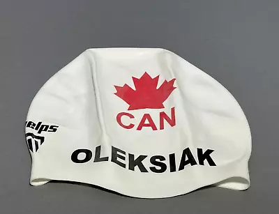 New Phelps/Oleksiak Swim Competition Race Cap-Silicone-Regular Fit • $8.99