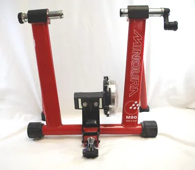 Minoura M80 Red Stationary Bike Trainer  Stand Only No Remote    M4985 • $89.99