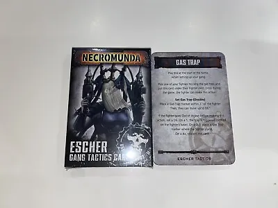 Warhammer 40k Necromunda Escher Gang Tactics Cards - Both Sets • £10