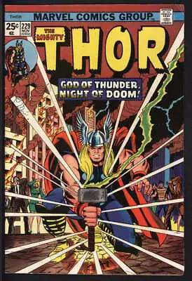 Thor #229 5.0 // Ad For Hulk 181 With Wolverine Marvel Comics 1974 • $39