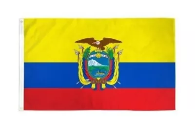 Ecuador Flag 3x5 Ft- High Quality- Ships From Florida • $9.99