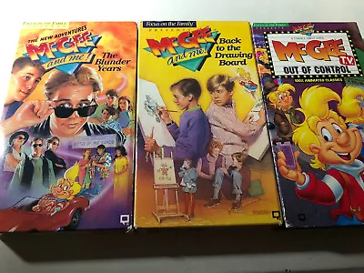 McGee And Me! / McGee T.V. (1990s) VHS Children Religion 3-Tape Lot • $11.99