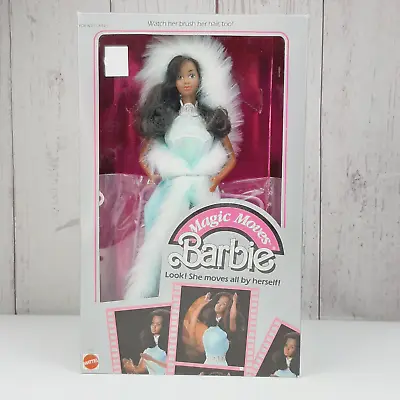 Mattel Magic Moves Barbie African American Doll #2127 1985 Vintage NRFB • $62.10