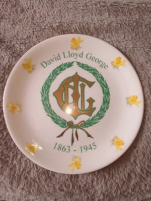 Tywyn Pottery David Lloyd George Ltd Edition #43 /300 - 22cm China Plate  • £12