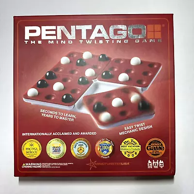 PENTAGO The Mind Twisting Game - Award Winning Marbles Board Game - Complete • $19.99