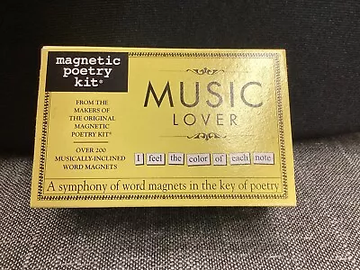 Music Lover Magnetic Poetry Kit • $19.99