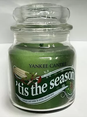 Yankee Candle Tis The Season 13 Oz Jar Swirl Balsam & Cedar & Winter Wonderland • £33.78