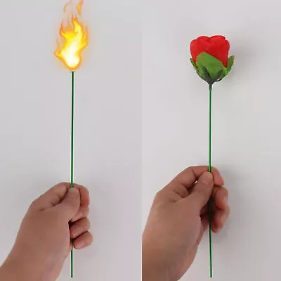 Torch To Rose Fire Magic Trick Flame Appearing Flower • £6.09