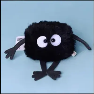 10cm My Neighbor Totoro Interactive Keychain-Studio Ghibli (Soot Sprite W/Body) • $11.99