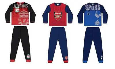 £5.97 • Buy Boys Official Arsenal FC Liverpool FC Tottenham FC Pyjamas Pajamas Ages 4 To 12