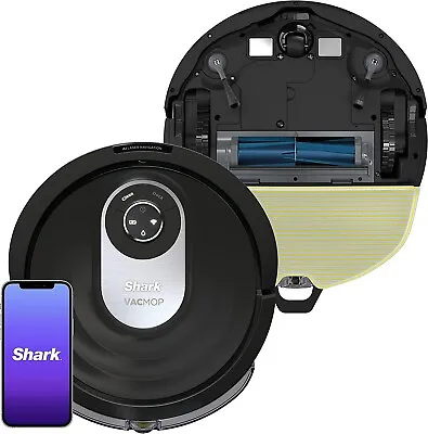 $119.43 • Buy Shark RV2001WD VACMOP 2-in-1 Robot Vacuum Mop WiFi Home Mapping Pet Alexa Google
