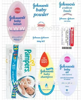 Baby Products For Bag Edible Icing Cake Images / Uncut Or Pre-cut • £6