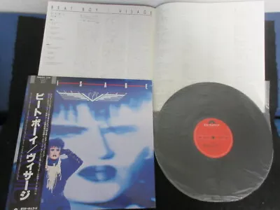 Visage Beat Boy Japan Vinyl LP W OBI 28MM 0412 Ultravox Steve Strange Synth • $34.99