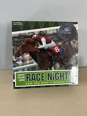M&s Marks And Spencer Host Your Own Race Night Dvd Game New Sealed Gift • £7