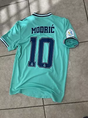 Real Madrid Modric Super Copa De España LG Shirt Climalite Jersey • $269