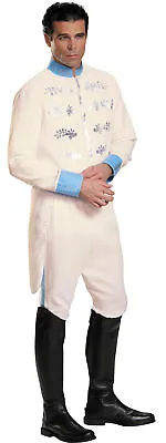 Prince Charming Adult Mens Costume Cinderella Disney White Jacket Halloween • $29.99