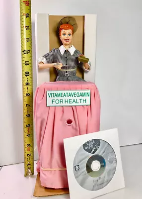 I Love Lucy Doll Animated Figure- Ep #30 Vitameatavegamin Commercial W/DVD OBO$ • $74.99