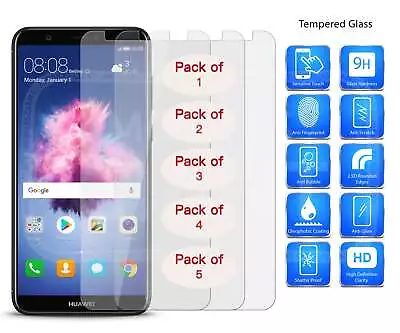 For Huawei P10 Lite Tempered Glass Screen Protector 2.5d Flat [MULTIPACK] • £4.49