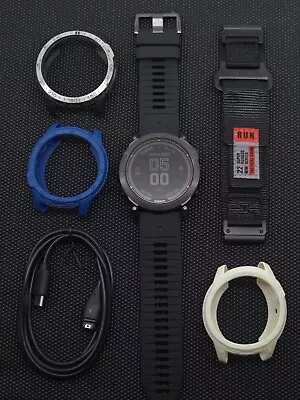 Garmin Fenix 7X Pro | 51mm | Sapphire Solar Edition | Carbon Gray DLC Black Band • $799