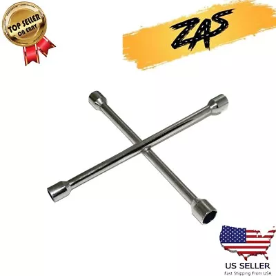 14  Heavy Duty Universal Lug Wrench 4-Way Cross Wrench  Corrosion-Resistant • $22.99