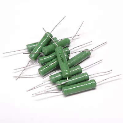 10 Watt 0.1-10K Ohm ±5% - Audio Grade Wirewound Resistor - Axial Epoxy Coated • $1