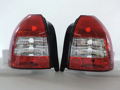 For 1996-1997~1998~1999 2000 Honda Civic 3Dr Hatchback Red Clear Tail Lights • $151.99