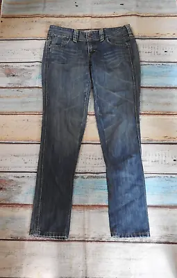Womens Vintage Levis Marissa Bootcut Tapered 30 Mid Blue Great Condition • £16