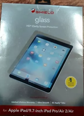 $12.30 • Buy ZAGG InvisibleShield Glass Screen Protector 9.7 Inch IPad Pro, IPad Air 2, Air