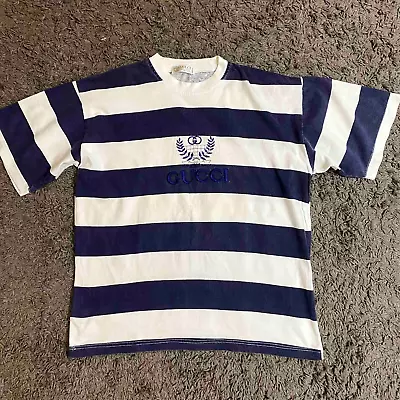 Original Auth Vintage Unisex T Shirt Gucci Size XL • $160