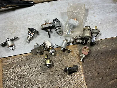 Vintage Car Parts SWITCH LOT SWITCHES MOPAR CHRYCO MOTORCRAFT CHRYSLER FORD • $69.99