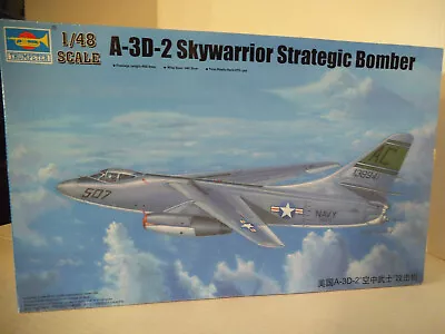 A-3d-2 Skywarrior Strategic Bomber 1:48 Trumpeter Very Rare!! I Sell My Half Of  • $81.29