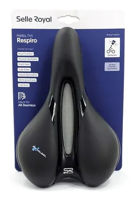 Selle Royal Respiro Moderate Bicycle Saddle 277 X 182mm Vent Relief Channel • $57.85