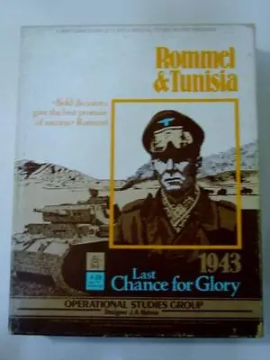 $45.99 • Buy OSG 1978 : ROMMEL & TUNISIA - Last Chance For Glory 1943 Wargame (PUN)