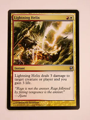 Lightning Helix 1x  MtG Duel Decks: Ajani Vs. Nicol Bolas MP-LP • $1.30