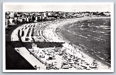Postcard Chrome Uruguay Montevideo Beach Aerial View • $4.50