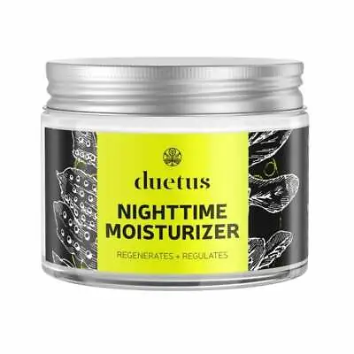 £13.19 • Buy Duetus Nighttime Moisturizer With Vitamin E Hemp Grapefruit Thyme Calendula 50ml