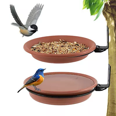 Garden Bird FeederOutdoor Hanging Plastic Feeder Tray For Bird Feeding Standing • $17.09